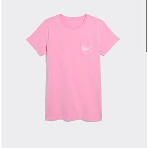 Vineyard Vines Cotton Candy Tee with Pocket